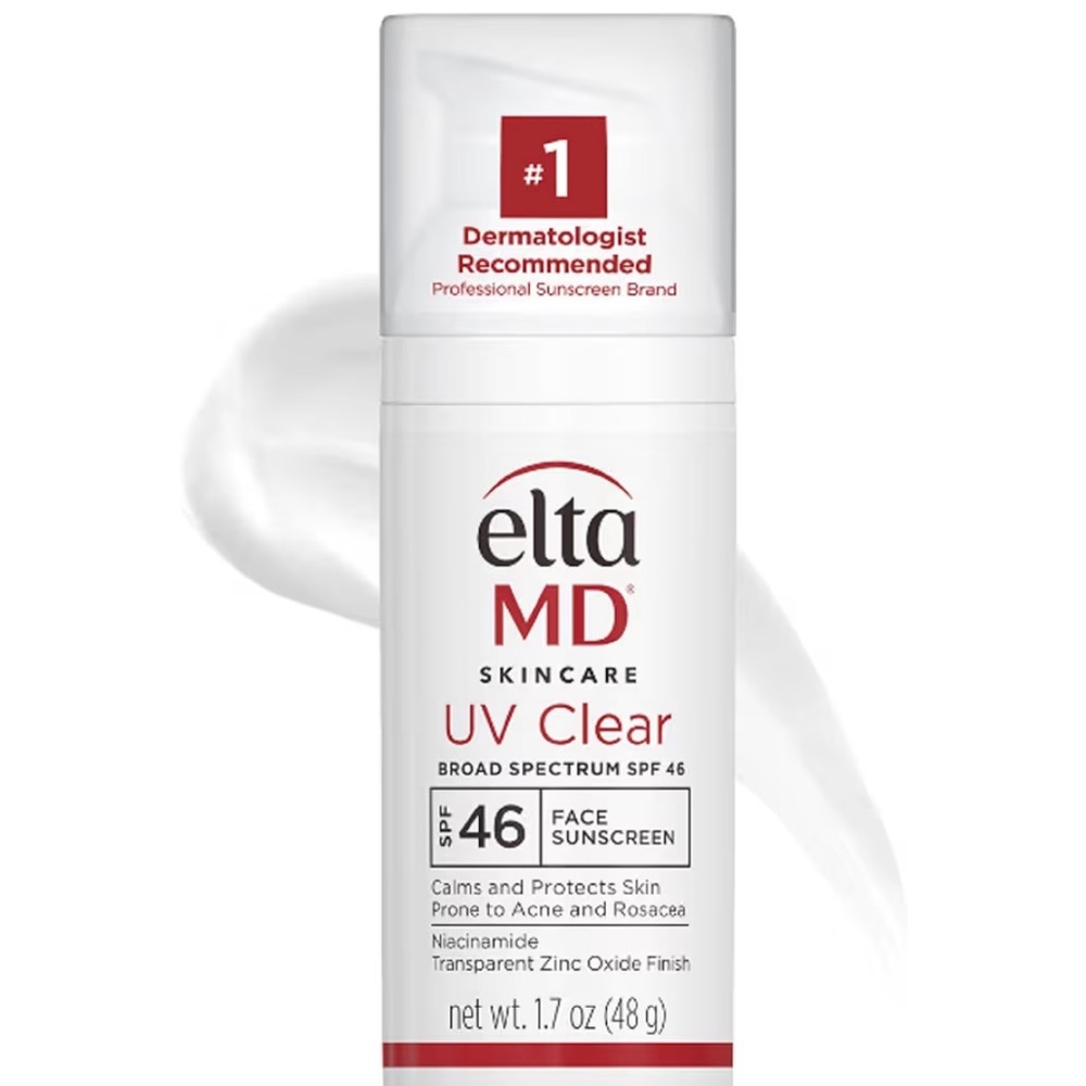 EltaMD UV Clear Face Sunscreen SPF 46, Oil-Free Sunscreen with Zinc Oxide